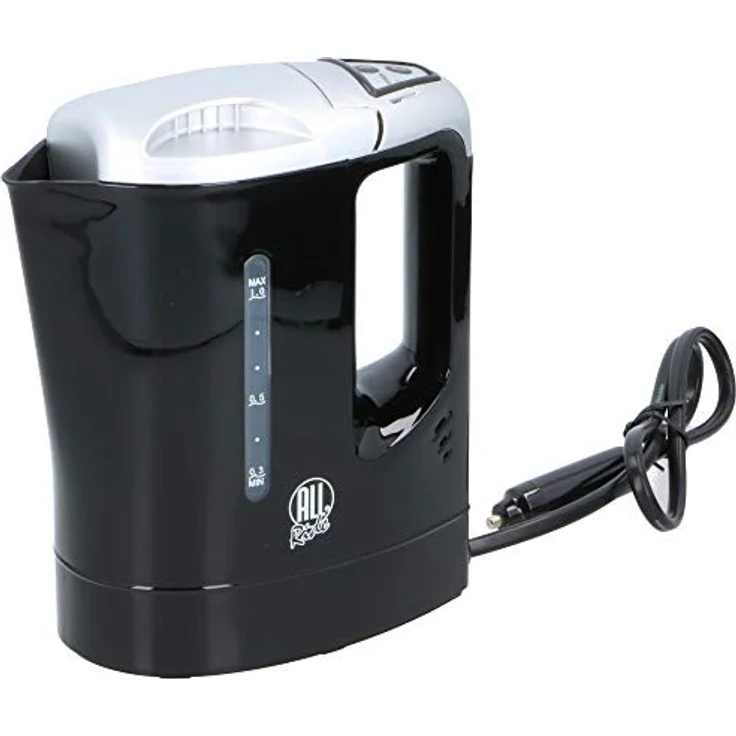 All Ride Reise-Wasserkocher 1L, 24V, 300W, schwarz – Bild 1