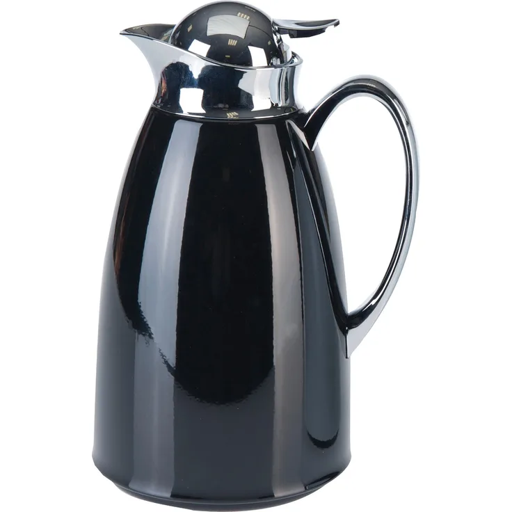 Axentia 263140 Isolierkanne Luisa 1 L schwarz chrom