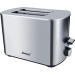 Steba Automatik Toaster TO 20 Inox | Doppel-Schlitztoaster für 2 Scheiben Toast | Anti Fingerprint Gehäuse | 7 Bräunungsstufen einstellbar | 4 Funktionen: Toasten, Auftauen, Aufwärmen, Stoppen