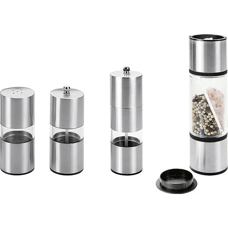 Metaltex 252830010 Salzstreuer und Pfeffermühlen Set