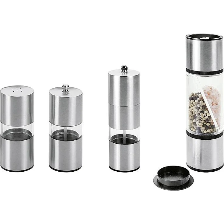 Metaltex 252830010 Salzstreuer und Pfeffermühlen Set