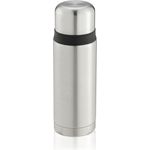 Leifheit Coco 0,75 L Isolierflasche Edelstahl, 100% dicht, Thermosflasche mit doppelwandigem Edelstahl-Isolierkörper, tropffreies Ausgießen mit einer Hand, schlag- und stoßfeste Trinkflasche, silber