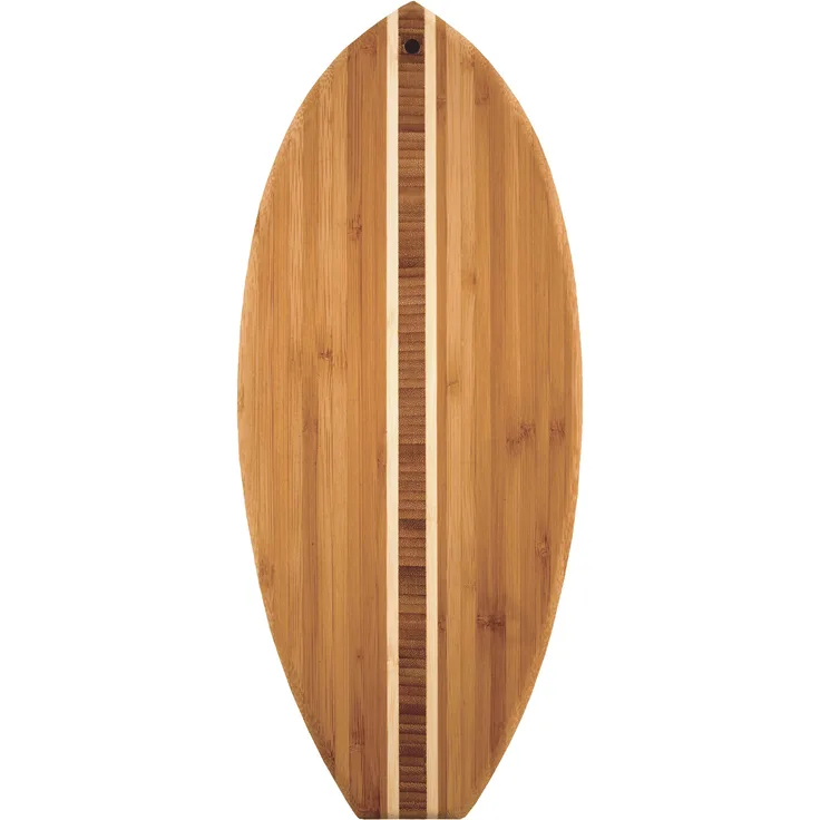 Totally Bamboo Seepferdchen-Schneide- und Servierbrett 14.5 by 6 Lil Surfer Board