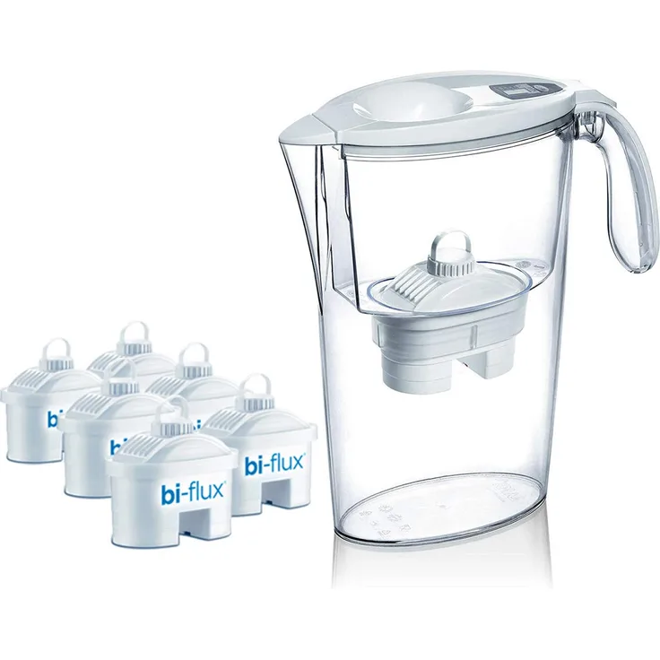 Laica J996 Filterkartuschen bi-flux , Stream Line Wasserfilter Halbjahrespaket ,6 Stk ,farblich sortiert