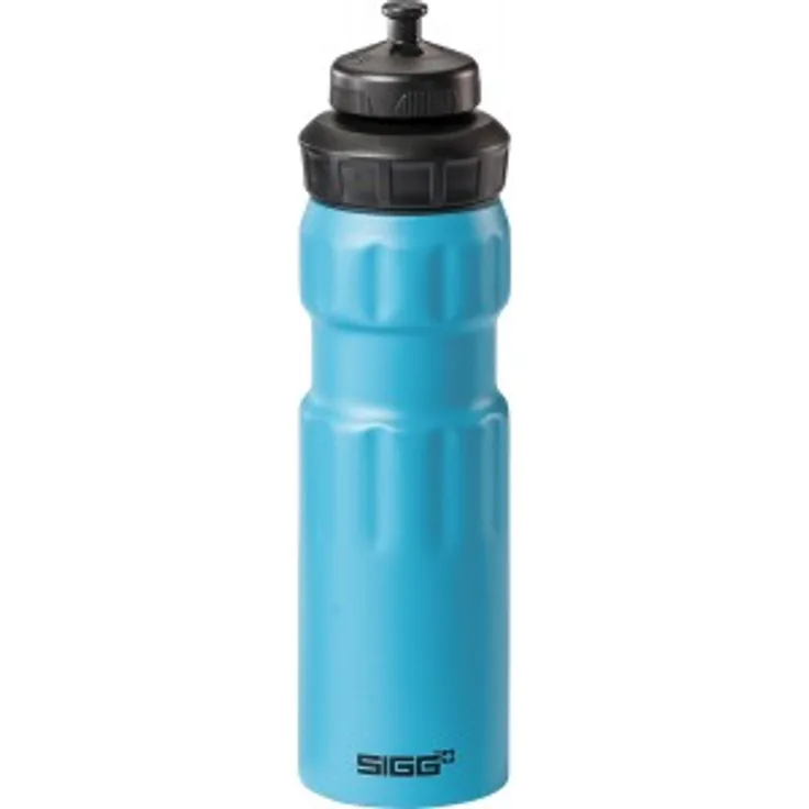 SIGG WMB Sports Blue Touch Sport Trinkflasche, (0,75 L), schadstofffreie und auslaufsichere Trinkflasche, federleichte Trinkflasche aus Aluminium