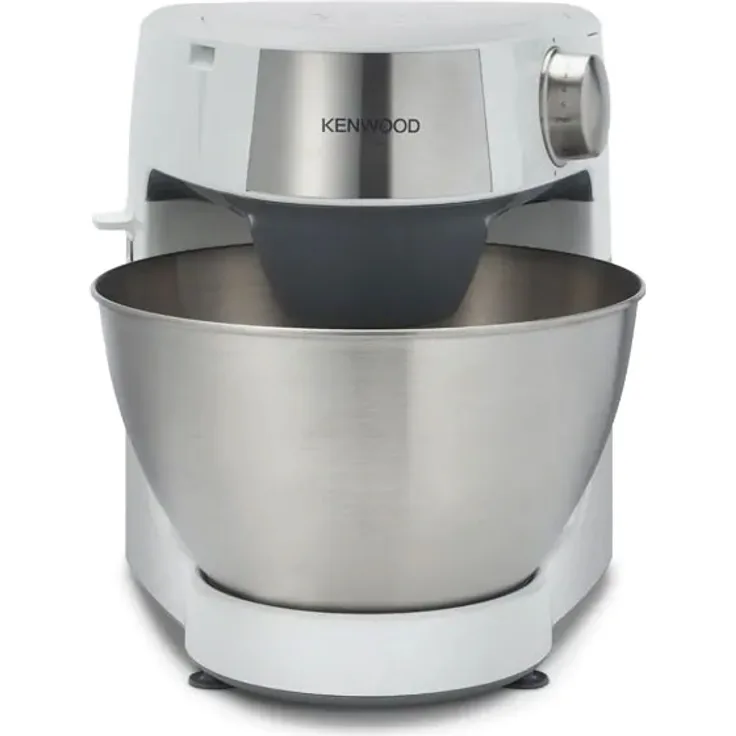Kenwood Prospero+ KHC29.HOWH Küchenmaschine, 4,3 l Edelstahl Schüssel, 1000 Watt, inkl. 3-teiligem Patisserie-Set, Zerkleinerer, Acryl-Mixaufsatz, Zitruspresse und Spritzschutz, weiß, Serie: Prospero+