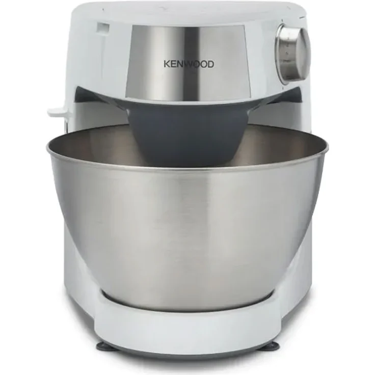 Kenwood Prospero+ KHC29.HOWH Küchenmaschine, 4,3 l Edelstahl Schüssel, 1000 Watt, inkl. 3-teiligem Patisserie-Set, Zerkleinerer, Acryl-Mixaufsatz, Zitruspresse und Spritzschutz, weiß, Serie: Prospero+ – Bild 1