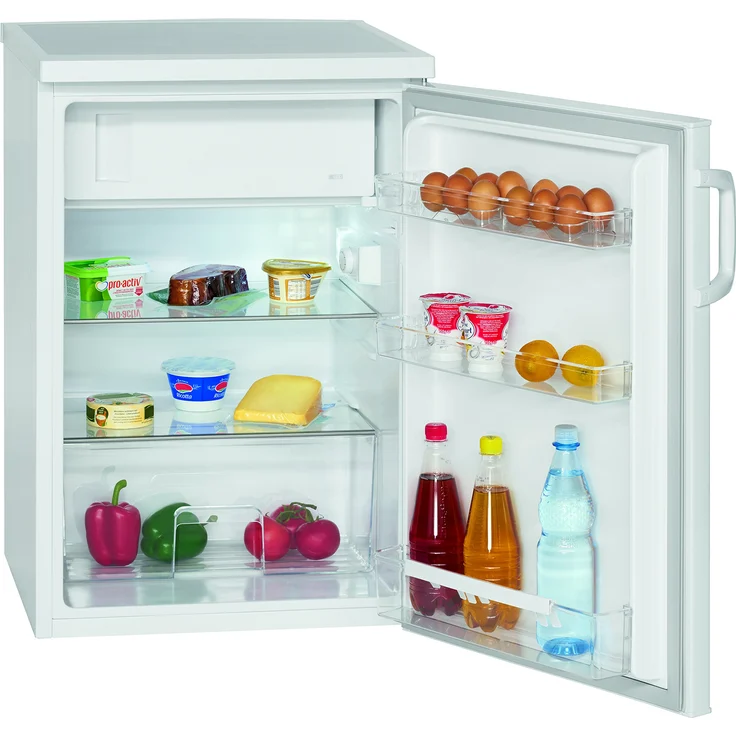 Bomann KS 2194 Kühlschrank, freistehend, weiß, Breite 56 cm, Energieklasse D – Bild 1