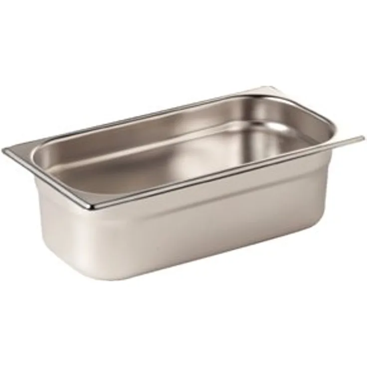 1-4 Gastro-Norm-Behälter aus Edelstahl, 1,7 L-65 mm tiefer Nahrungsmittelbehälter von Vogue