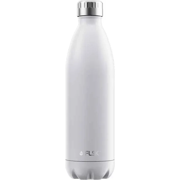 FLSK Das Original New Edition Edelstahl Trinkflasche – Kohlensäure geeignet | Die Isolierflasche hält 18 Stunden heiß und 24 Stunden kalt | ohne BPA und rostfrei