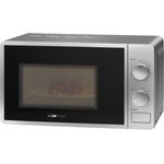 Clatronic MWG 792 Kombi-Mikrowelle mit Grill, 700 Watt, Standgerät, 30 Minuten-Timer mit Endsignal, Garraumbeleuchtung, silber