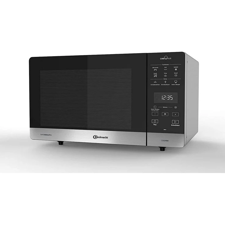 Bauknecht Chef Plus MW 49 SL 5in1-Mikrowelle mit Grill, Standgerät, 800 Watt, 25 Liter Garraum, Auftaufunktion, Crisp-Funktion, eletronische Steuerung, Grillfunktion, Schnellstart – Bild 1