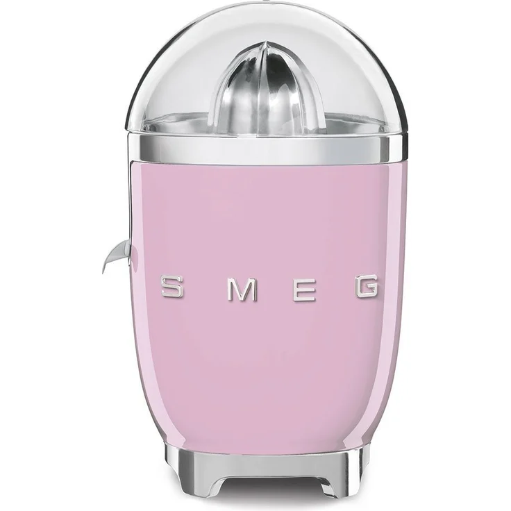 Smeg CJF01PKEU Zitruspresse, 70W, Edelstahl, pink, Serie: CJF01 – Bild 1