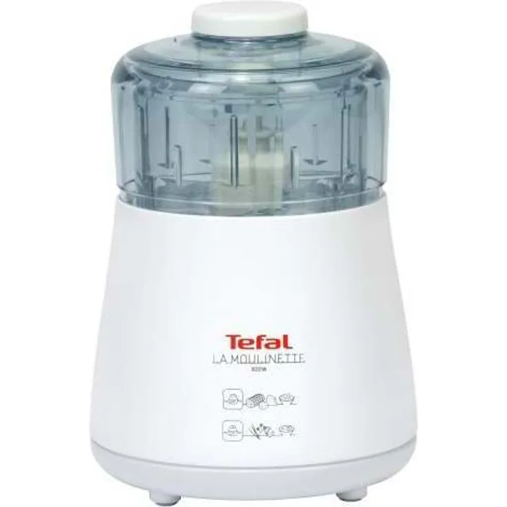Tefal DPA130 La Moulinette Elektrischer Zerkleinerer (1000 Watt, Behälterkapazität: 330 g, inklusive Kabelverstaufach) weiß 