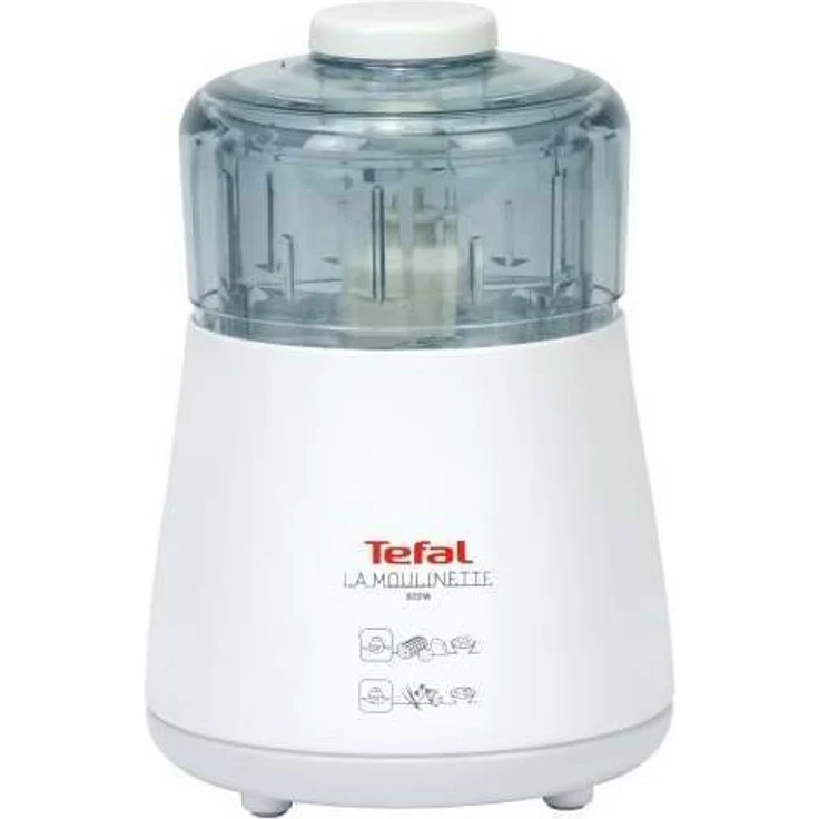 Tefal DPA130 La Moulinette Elektrischer Zerkleinerer (1000 Watt, Behälterkapazität: 330 g, inklusive Kabelverstaufach) weiß  – Bild 1