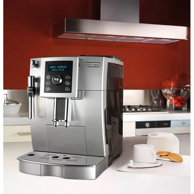 De'Longhi ECAM 23.420.SB Kaffeevollautomat mit Milchaufschäumdüse für Cappuccino und integriertem Mahlwerk, Espresso Direktwahltaste und Digitaldisplay mit Klartext, 2-Tassen-Funktion, 1,8 Liter Wassertank, silber-schwarz  - Preisvergleich – Bild 11