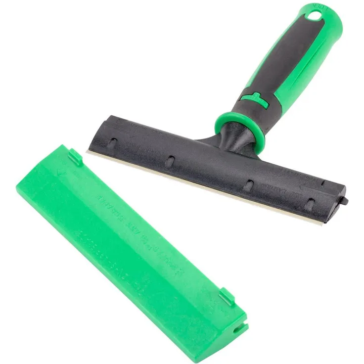 Unger Glas Sicherheit Fenster Schaber, 10 cm, Grün-Schwarz, 1