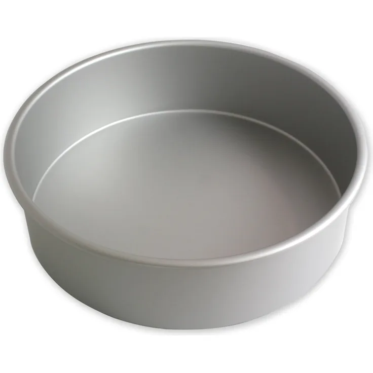 PME RND113 Runde Backform aus eloxiertem Aluminium, 279 x 76 mm, Silver, 27.9 cm