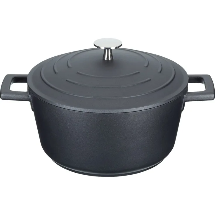 Kitchen Craft MasterClass Aluguss induktionsgeeignet Antihaft-Kasserolle, 2,5 l (4,5 PTS) – Schwarz