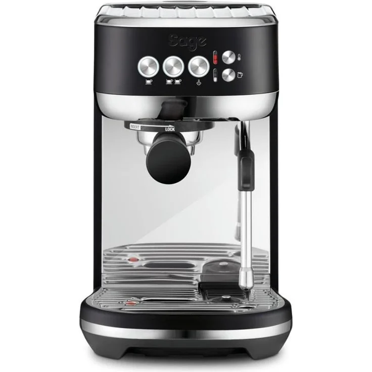 Sage SES500 the Bambino Plus Siebträgermaschine, Trüffelschwarz – Bild 1