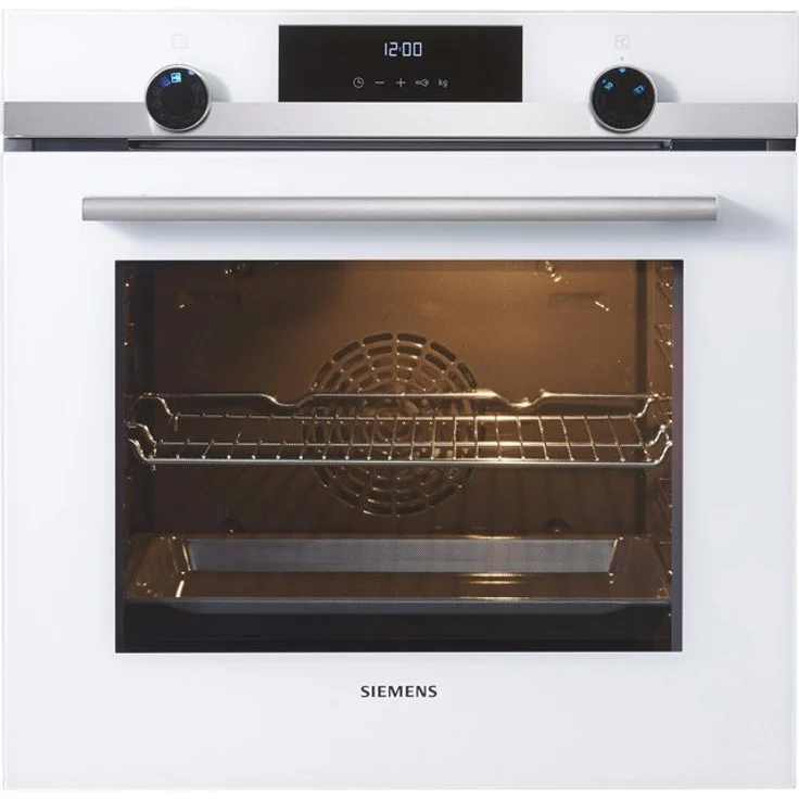 Siemens HB517ABW0, Backofen, A, Einbau, Breite 60 cm, Netzbetrieb, Volumen 71 l, Timer, beleuchtete Drehknebel, weiß – Bild 6