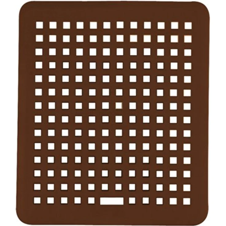 my basics my basics Spülbeckenmatte eckig 31,5x27cm braun – Bild 1