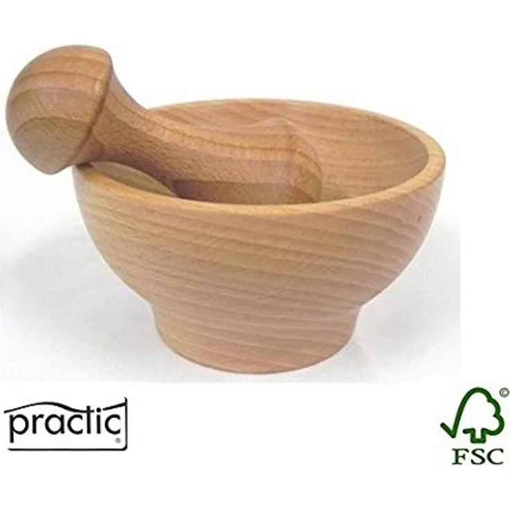 Practic Holz Stößel, beige