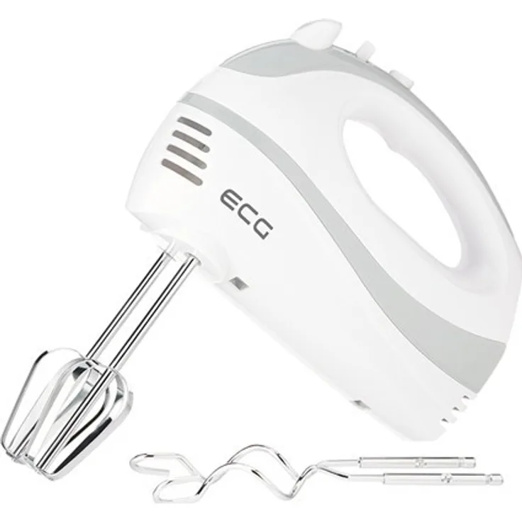 ECG RS 200 Handrührgerät, Kunststoff, Weiß-Grau