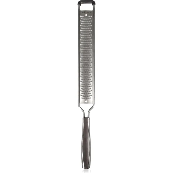 Boska Handreibe Zester Monaco+, Zestenreibe, Küchenreibe, Edelstahl, Silber, 32 cm, 307111