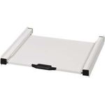 Xavax Zwischenbausatz universal (Verbindungsrahmen für Waschmaschinen und Trockner, Zwischenbaurahmen mit Auszug als Ablage für Wäschekorb,inkl. Zurrgurt) weiß