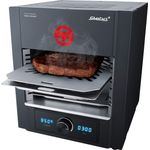 Steba Power ELEKTRO Steakgrill PS M2000 Devil's Heaven | elektronische Temperaturregelung von 400 bis 850°C | Timer bis 99:59 Minuten | Entnehmbarer Edelstahl-Einschubrahmen | 2000 Watt