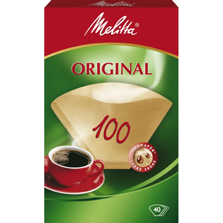 Melitta 12603.3 Filtertüten 100, Kaffeefilter, 40 Stück