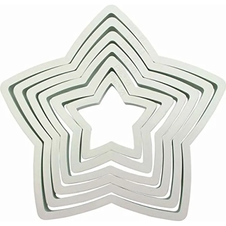 PME Plastic Cutter Star 6-Set
