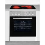 Exquisit EHE 156-2.1 UBZ-Set Herdset, A, Einbau, elektrisch, Volumen 59 l, Rahmenlos, 4 Kochplatten, Restwärmeanzeige