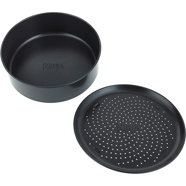 Ninja 4026J300EUK Foodi 2-teiliges Antihaft-Backformen-Set Bakeware, Ceramic-Coated, Black