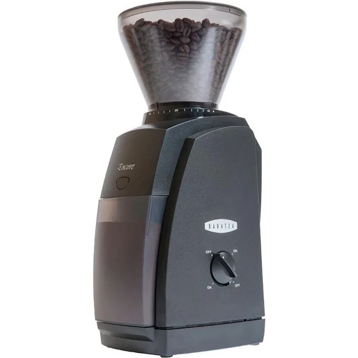 Baratza Encore elektrische Kaffeemühle, Stahl-Kegelmahlwerk, 110 Watt, schwarz