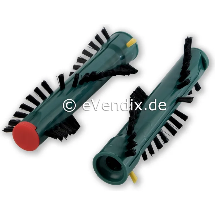 eVendix Paar Premium Ersatzbürsten / Bürsten / Rundbürsten / Bürstenrollen geeignet für Vorwerk EB 360, 370 / EB360, EB370