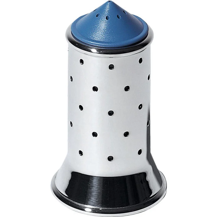 Alessi Salzstreuer, Blau, Edelstahl, 6.5 x 7 x 24 cm – Bild 1