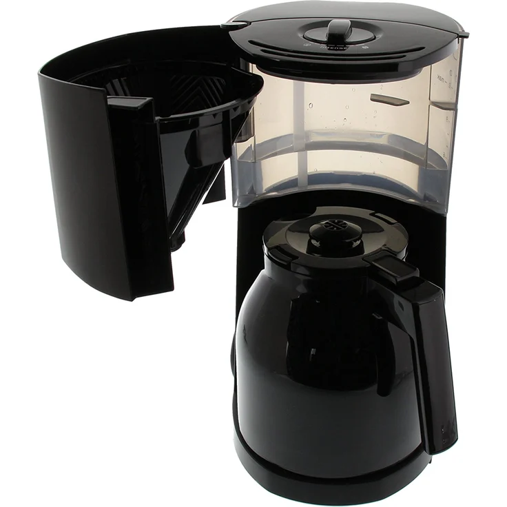 Melitta Enjoy Therm 1017-06, Filterkaffeemaschine mit Thermkanne, AromaSelector, Schwarz Filter-Kaffeemaschine, Kunststoff, 1.1 liters – Bild 4