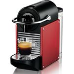 De'Longhi Nespresso EN 124 EN124.R Kapselmaschine Pixie 1260 Watt, rot