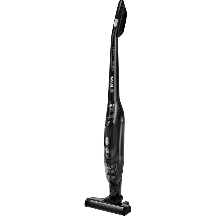 Bosch Electromenager BBHF220 Staubsauger Besen 2 in 1, Schwarz – Bild 1