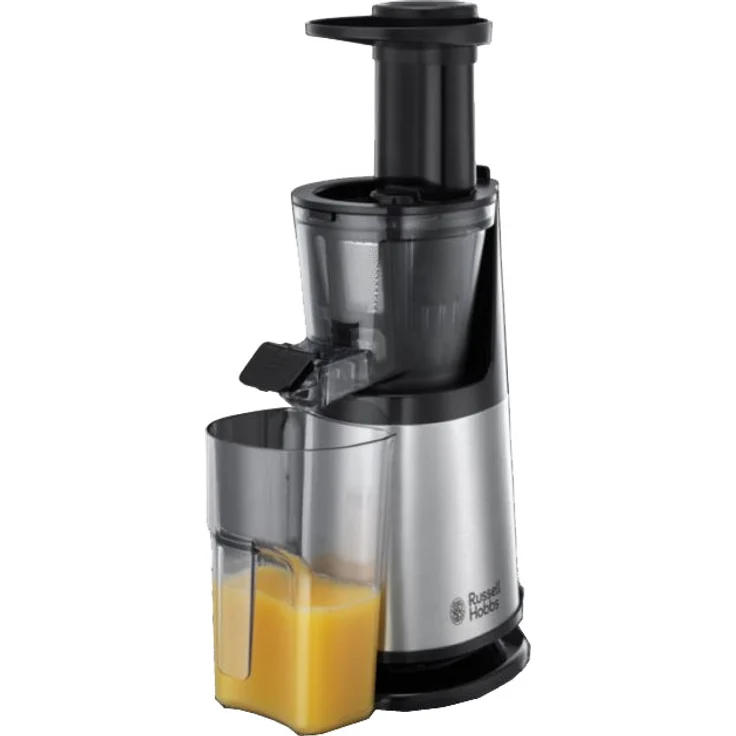 Russell Hobbs 25170-56 Slow-Juicer (Entsafter für Obst und Gemüse, 3 Siebeinsätze (fein, grob und gefrorene Früchte), inkl. Rücklauffunktion, BPA-frei, elektrische Obstpresse, Saftpresse) – Bild 1