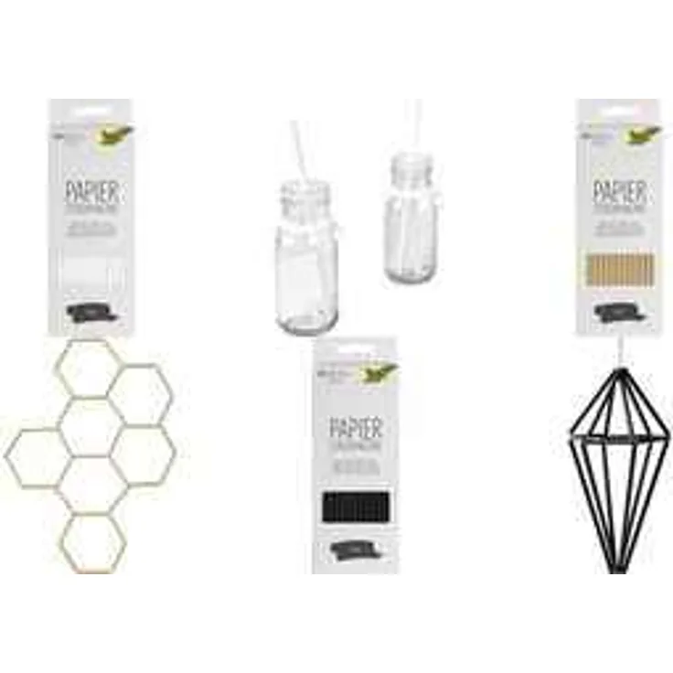 folia 12500 - Papierstrohhalme White, ca. 19,7 cm lang, Ø 6mm, 25 unifarbene Strohhalme aus FSC zertifiziertem Papier, umweltfreundlich, lebensmittelecht, zum Trinken, Basteln und Dekorieren