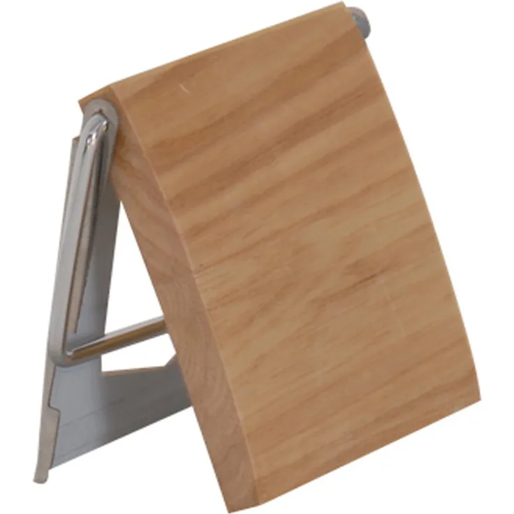 MSV 140395 Küchenrollenhalter, Eiche-Edelstahl, 134 mm x 116 mm x 22 mm