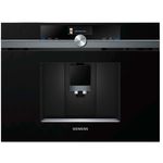 Siemens CT836LEB6 StudioLine Einbau-Kaffeevollautomat, App-Steuerung, Calc'n Clean, 8 Profile, 1600 Watt, schwarz, mit Milchsystem