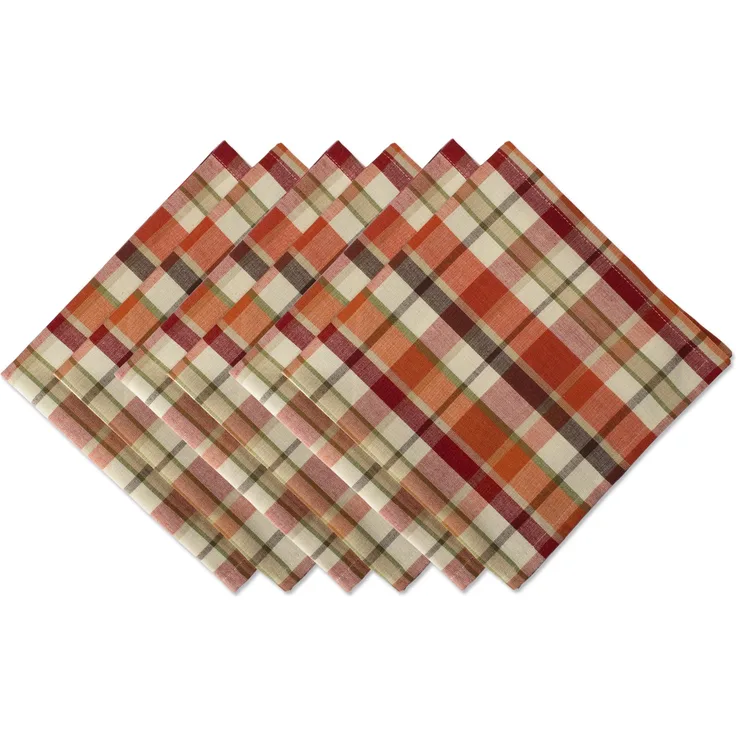 DII Serviette, 100% Baumwolle, Übergröße, Dunkelgrün Servietten-Set Napkin Set Pumpkin Spice