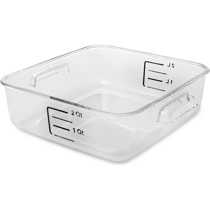 Rubbermaid Commercial Products 1.9L Space Saving Container - Clear