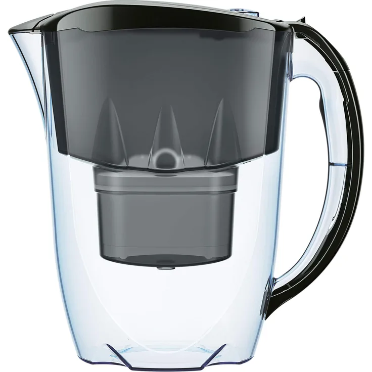 AQUAPHOR Jasper MAXFOR+ Wasserfilter, Kunststoff, schwarz, 2,8 l