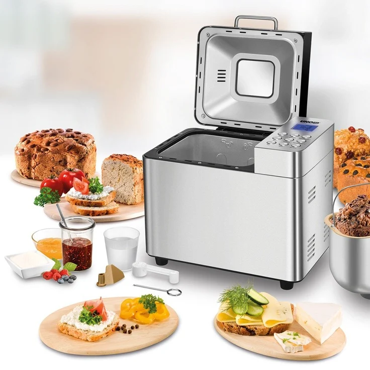 UNOLD Brotbackautomat Backmeister Edel, 550 W, 750-1000 g Brotgewicht, Keramik-Beschichtung, 68456 – Bild 5