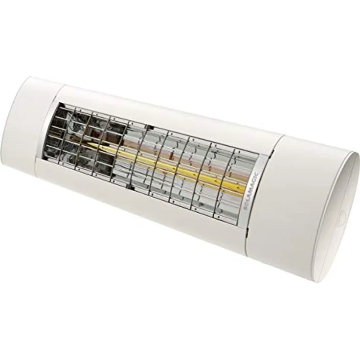 Solamagic S2 Premium-Infrarotstrahler mit 3-Stufen-Funk-Dimmer, 2,5 kW, weiß, IP 44, Infrarotheizung